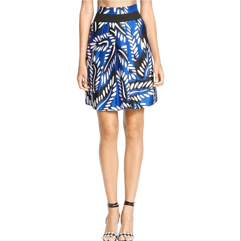 DVF Diane Von Furstenberg Zelie Silk Blend Skirt size 2